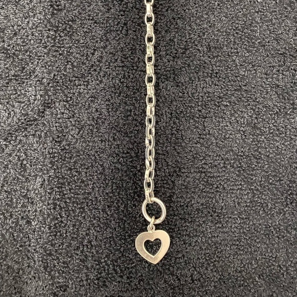 Silpada Heart Chain and Toggle Sterling Silver Bracelet - Picture 5 of 6